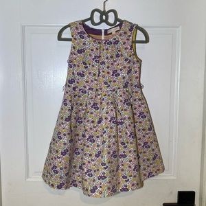 Mini Boden Floral Tank Dress, fully lined. Size 4/5y